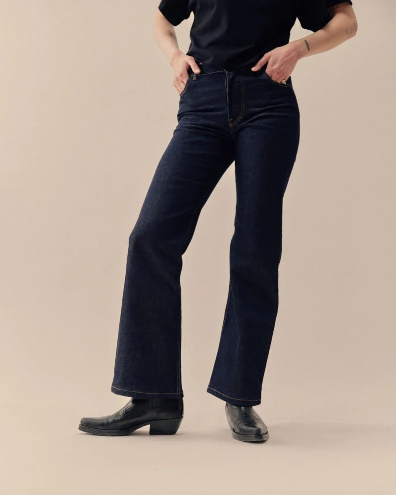 Jeans Femme Evasé - Brut