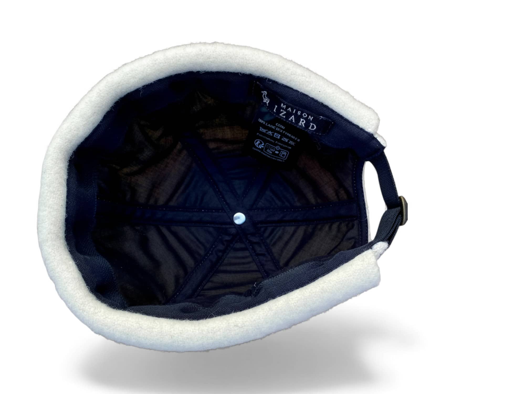 Miki Docker Capèl Blanc Écru - Laine Française