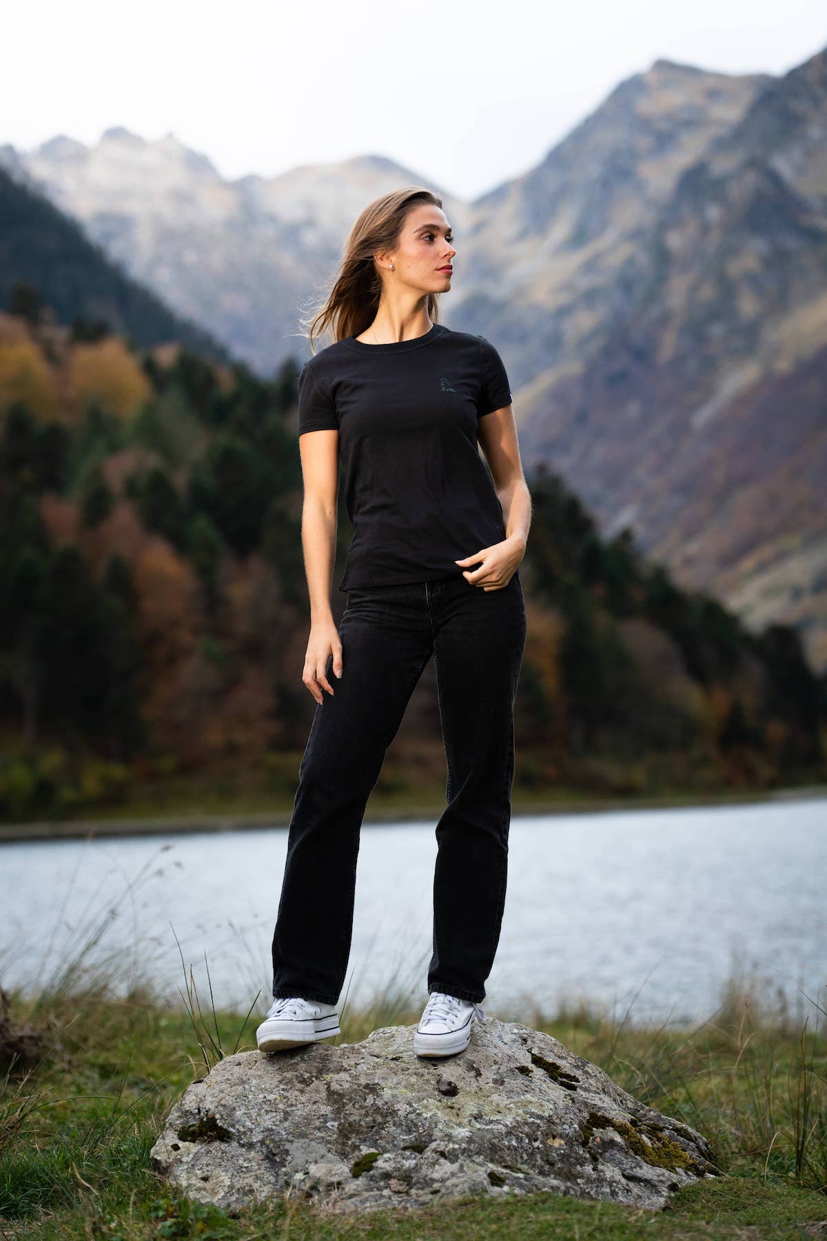 Tee-shirt femme coton bio GOTS Marmotte