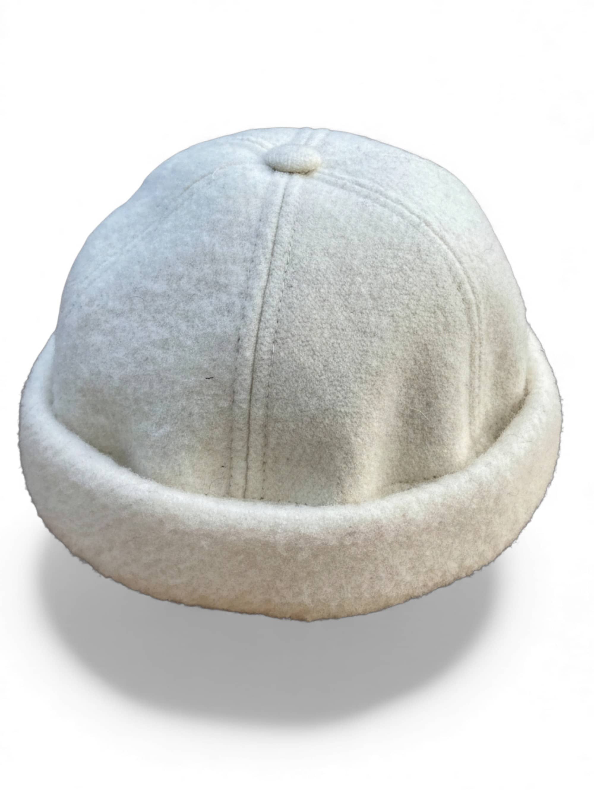 Miki Docker Capèl Blanc Écru - Laine Française