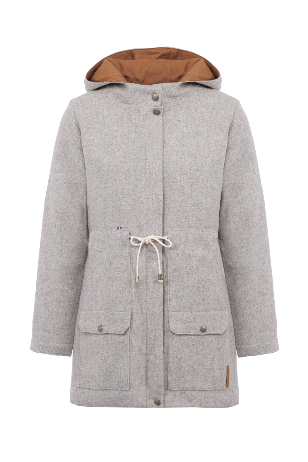 manteau femme éthique et responsable ♻️, en laine des Pyrénées, made in France 🇫🇷, maison izard.