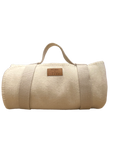 plaid éthiques et responsables, écru et marron, en laine des Pyrénées, made in France 🇫🇷, maison izard