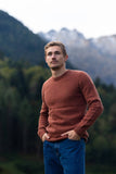 The Classic Sweater Rust - French Wool 