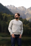 The Classic Sweater Light Gray - French Wool 