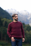 Lapiaz Raglan Sweater Red - French Wool
