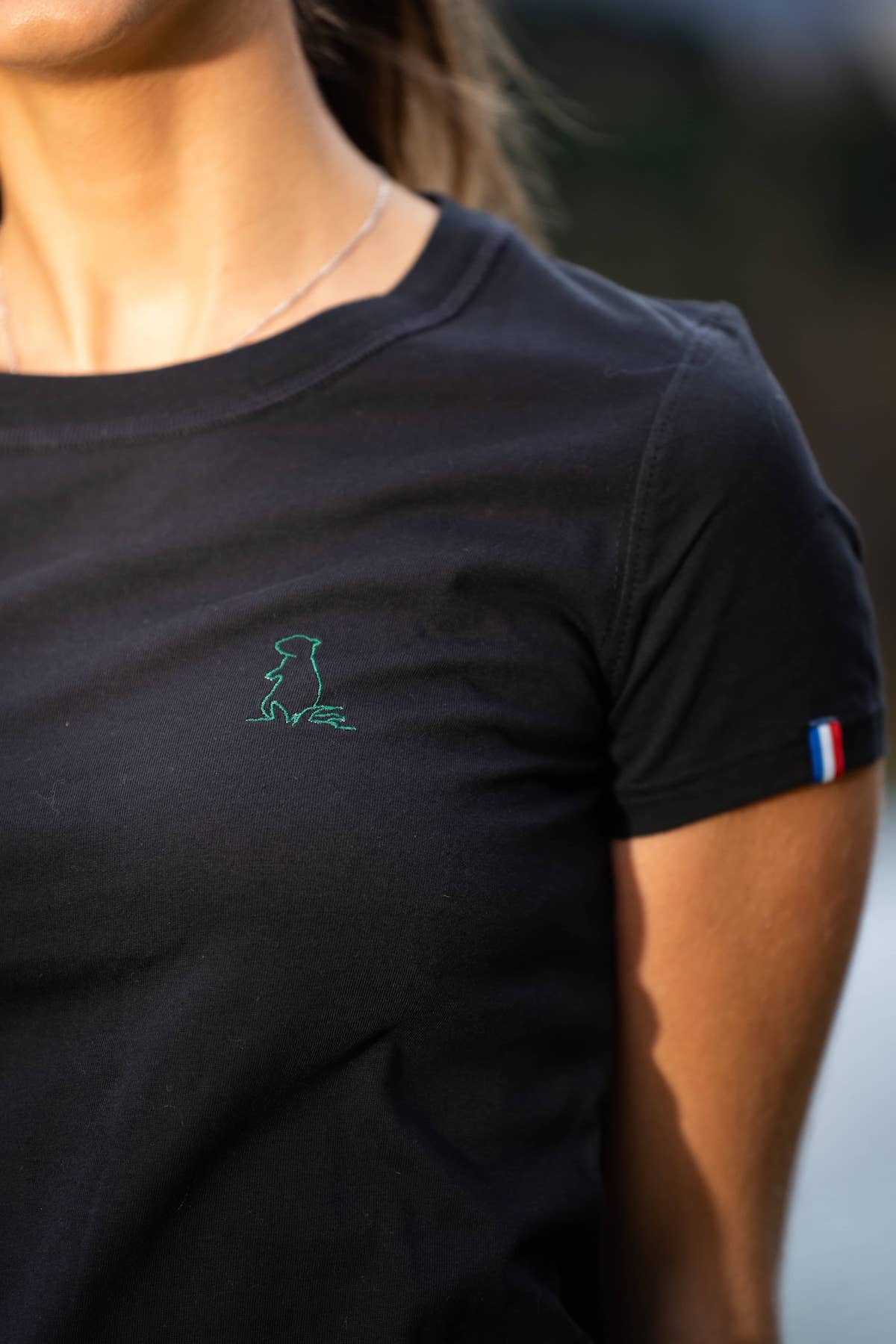 Tee-shirt femme coton bio GOTS Marmotte