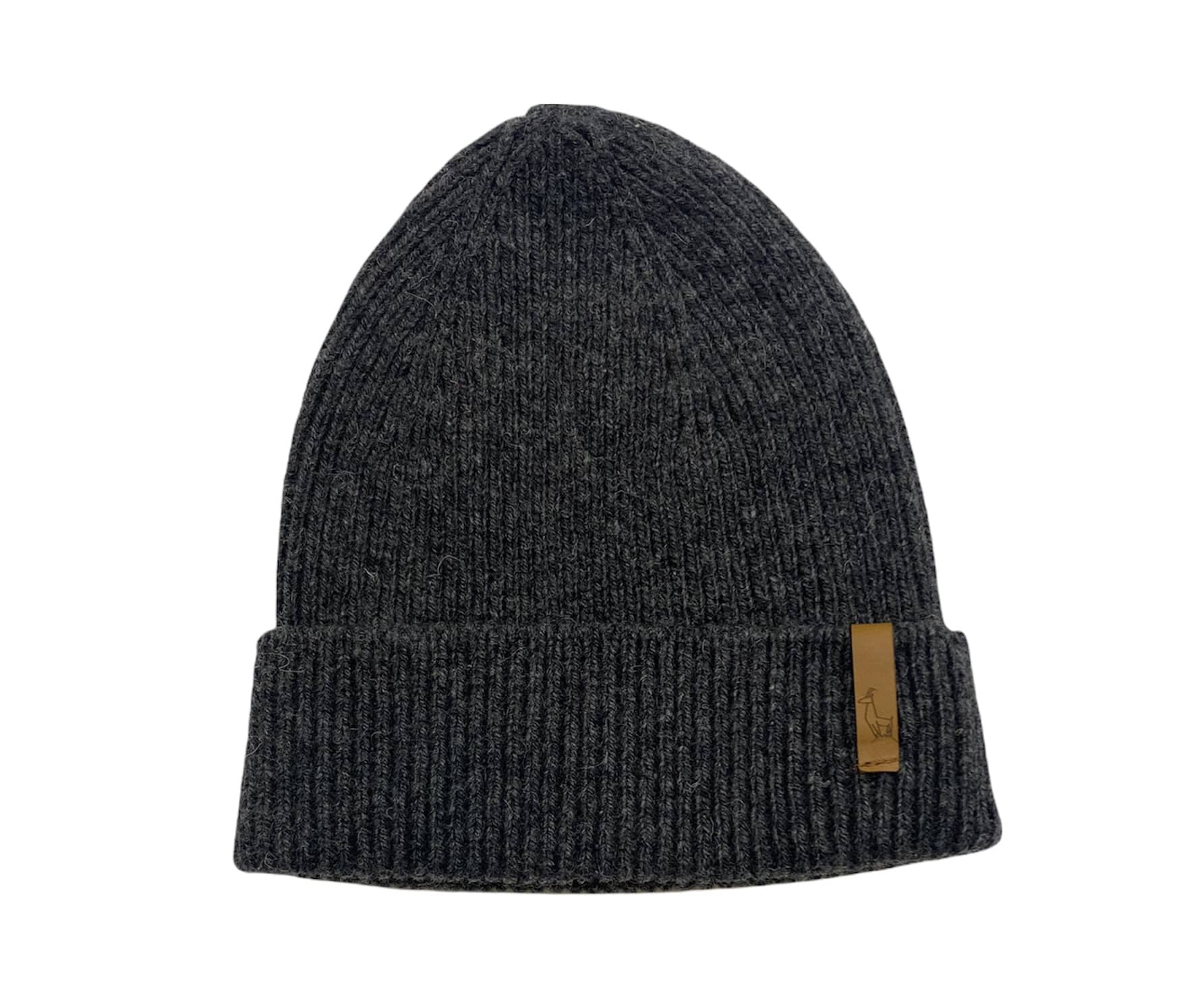 bonnet homme éthique et responsable, gris anthracite, en laine des Pyrénées et coton recyclé ♻️, made in France 🇫🇷, maison izard