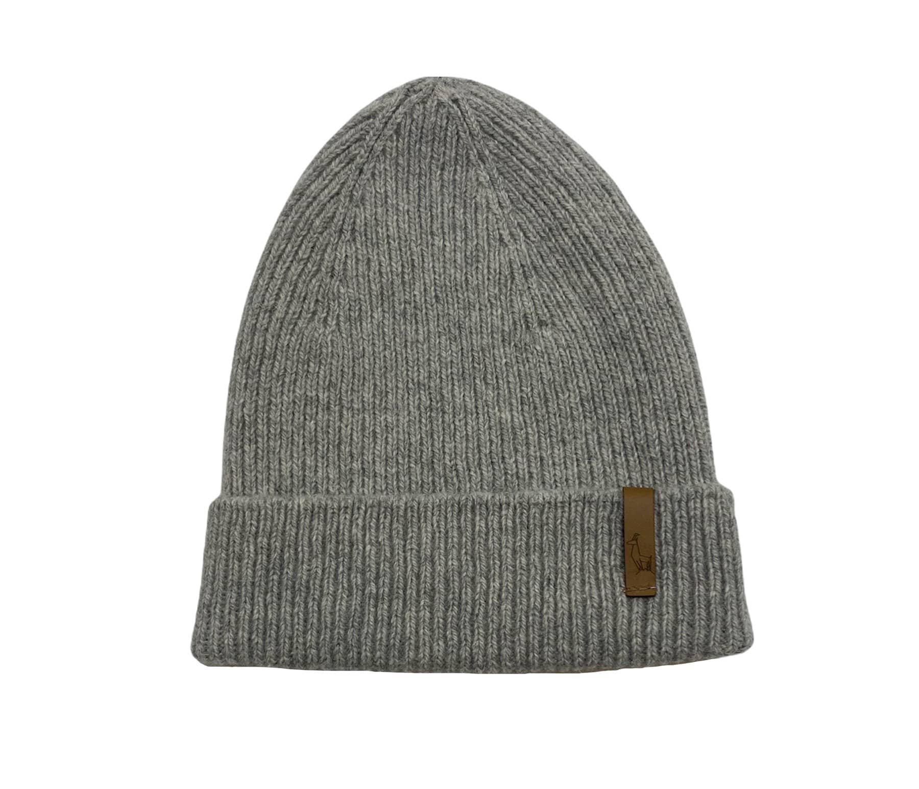 bonnet homme éthique et responsable, gris clair, en laine des Pyrénées et coton recyclé ♻️, made in France 🇫🇷, maison izard