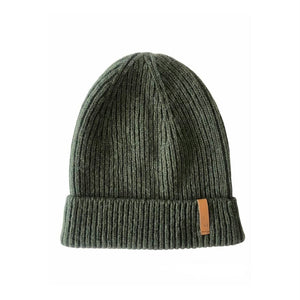 bonnet homme éthique et responsable, vert, en laine des Pyrénées et coton recyclé ♻️, made in France 🇫🇷, maison izard 