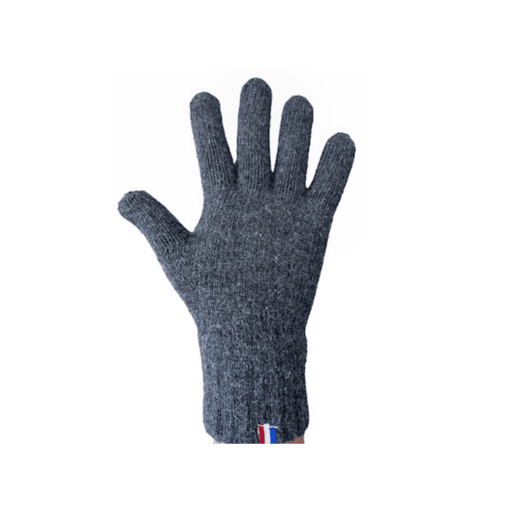 Gant, mixte, éthique et responsable , gris anthracite, laine des Pyrénées et coton recyclé ♻️, made in France 🇫🇷 , maison izard