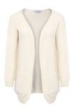 The Iris Cardigan - Ecru White French Wool