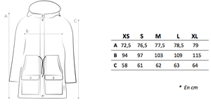 Manteau parka femme éthique et responsable ♻️, gris clair, en 100% laine des Pyrénées et doubure coton, déperlant, capuche, made in France 🇫🇷, maison izard.