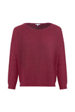 The Riu Oversized Sweater - Red French Wool