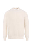 Lapiaz Raglan Sweater - White Ecru French Wool