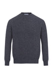 The Raglan Lapiaz Sweater - Anthracite Gray French Wool 