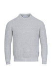 Raglan Lapiaz Sweater - Light Gray French Wool