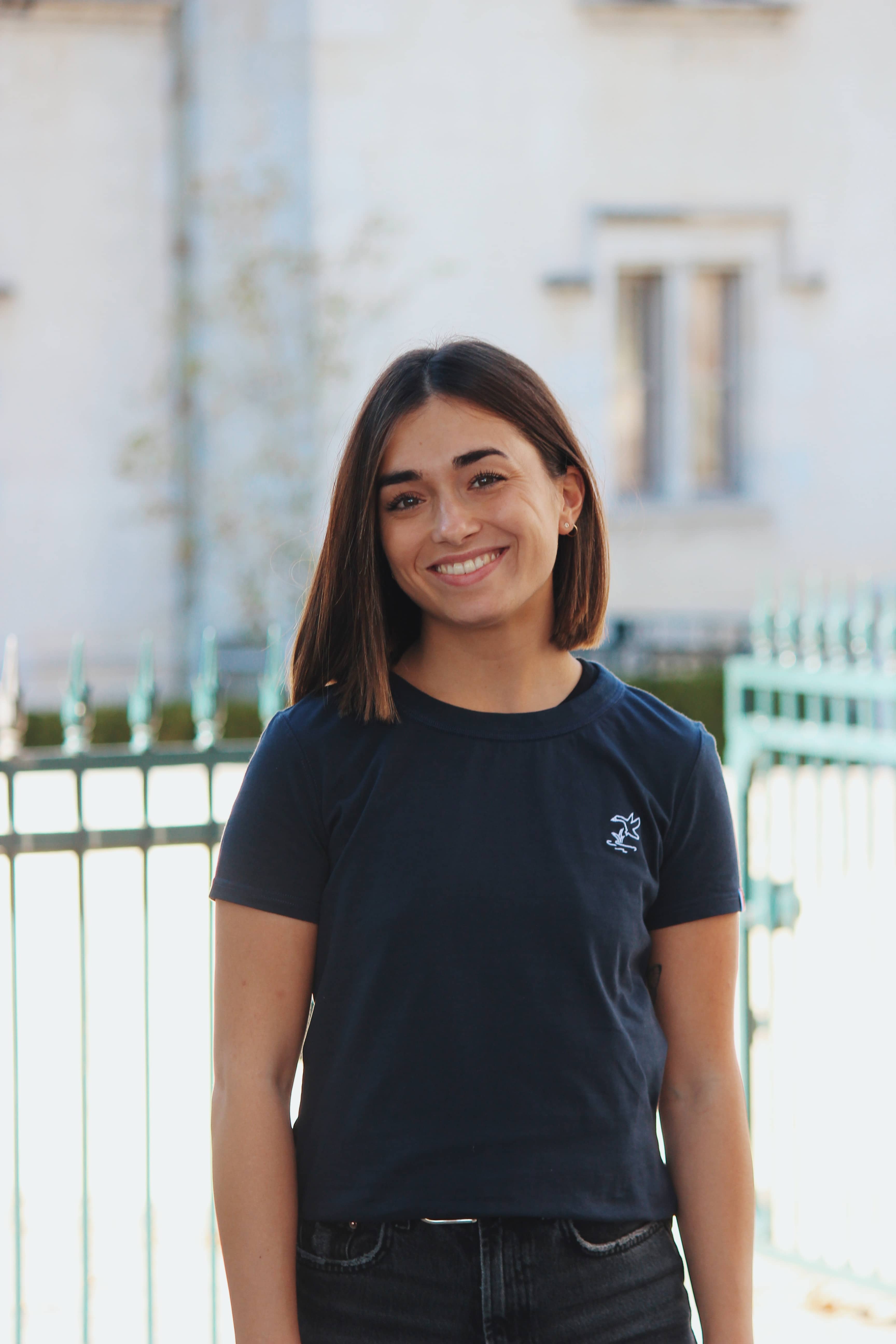 Tee shirt bleu canard femme deals